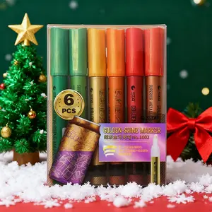 STA STA1002 Acrylic Water-Based Marker Pen | 50 rich colors, paired with drawing templates, the pen strokes are smooth and easy to color, suitable for various drawing creation scenarios, with full practicality Acrylic Markers
