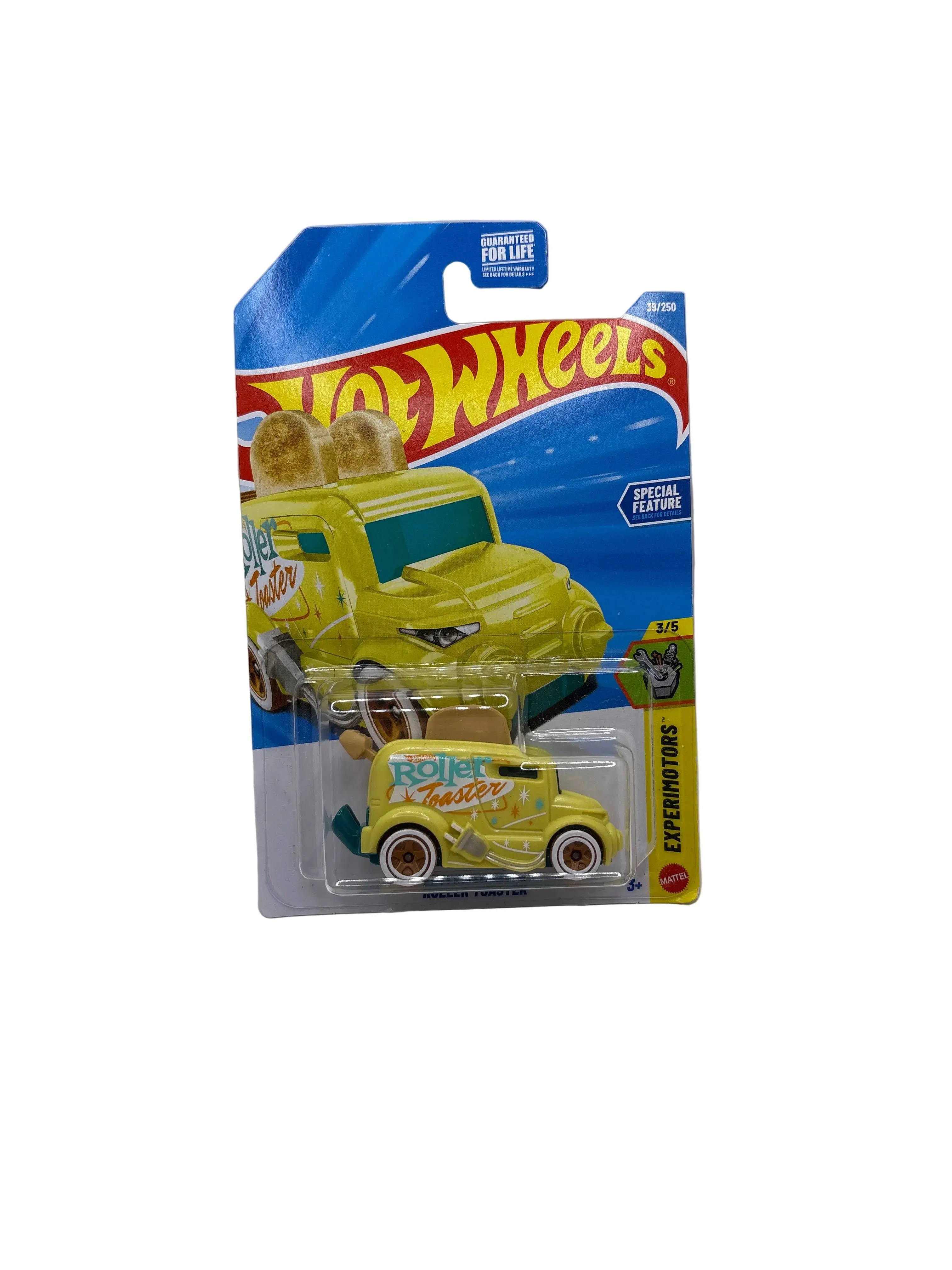 Hot Wheels Roller Toaster Diecast yellow