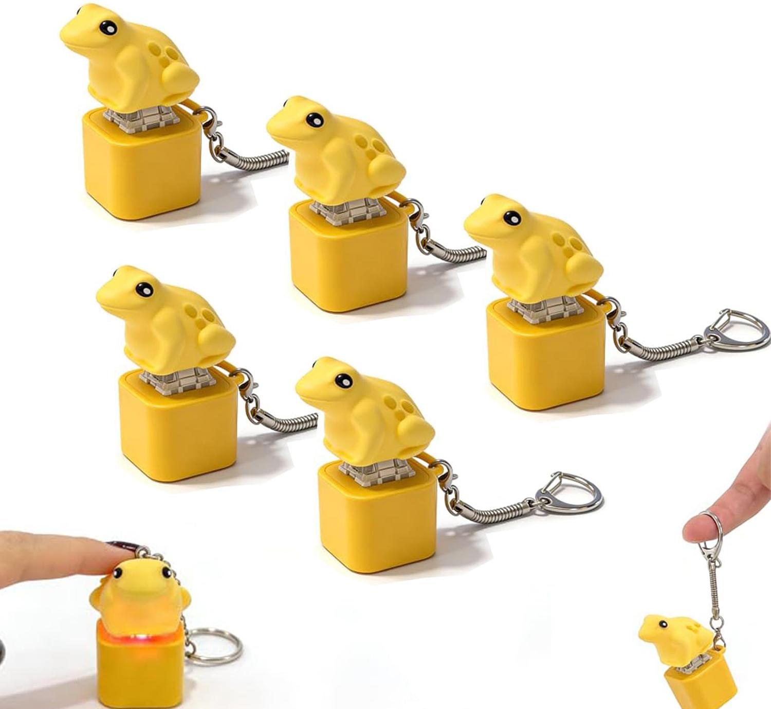 5PCS Lizard Button Keychain-USB-C Rechargeable Keychain,Adults Keyboard Clicker Reliever with Lights, Portable Anxiety Relief Toy 5PCS Lizard Button Keychain-USB-C Rechargeable Keychain,Adults Keyboard Clicker Reliever with Lights, Portable Anxiety Relief Toy