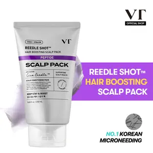 [VT Official] Reedle Shot Hair Boosting Scalp Pack | VT Scalp & Hair Mask | Liquid Microneedling Reedle Shot | Lightweight, Intensive Hair Care with Peptide & Biotin for Damaged, Dry, Oily scalp, Volumizing Smoothing | Korean Hair C/are