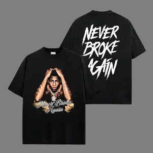 Never Broke Again YoungBoy Premium Cotton Shirt V2, 4KTrey Shirts, YB Fans, YoungBoy Graphic Tee for Fans Gift Shirt For Music Lover