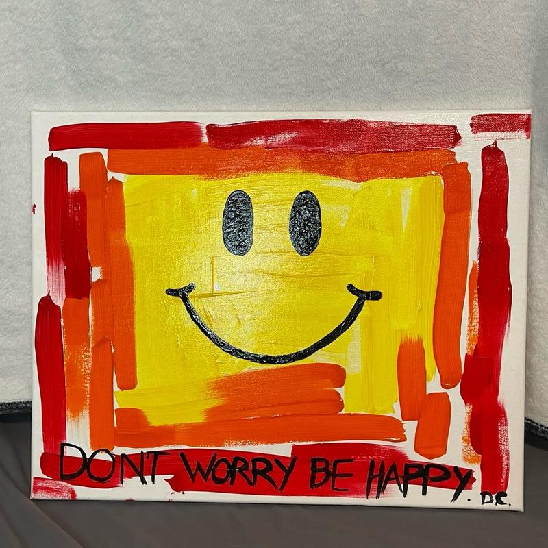 Don’t Worry Be Happy original painting