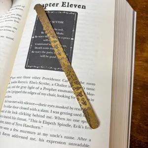 Metal Little Golden Bookmark 18k PVD gold