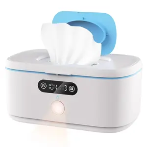 Wipe Wamer for  and Home Use,  Wet Wipes Dispenser and Diaper Wipe Warmer with Night Light,Temperature Display,No Need Water and Sponge, ?H and !ae Convertible