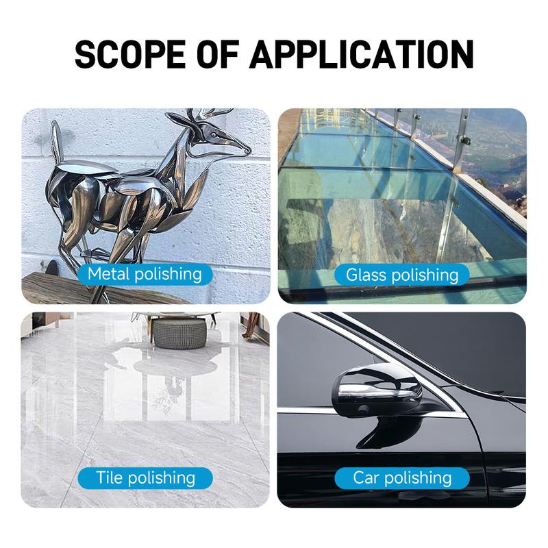 LOZLIN 1PCS/3PCS 5" Wool Polishing Wheel for Polishing Metal, Glass, Stone, and Ceramics for Angle Grinder Polish Pads, Safe, Durable & Efficient