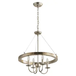 Parrot Uncle 4-Light Iron Modern Pendant Lighting with Acrylic Lens
