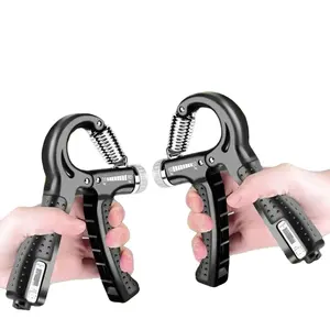 Hand Grip Strength Power Trainer Gripper Strengthener Adjustable Gym Exerciser