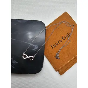 Infinity Pendant Silver Necklace