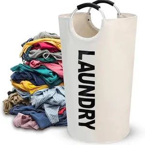 Large Laundry Basket, Foldable Washing Bag, Independent High Clothes Rack, Foldable Laundry Box, Collapsible Laundry Hamper, Durable & Convenient Storage Solution