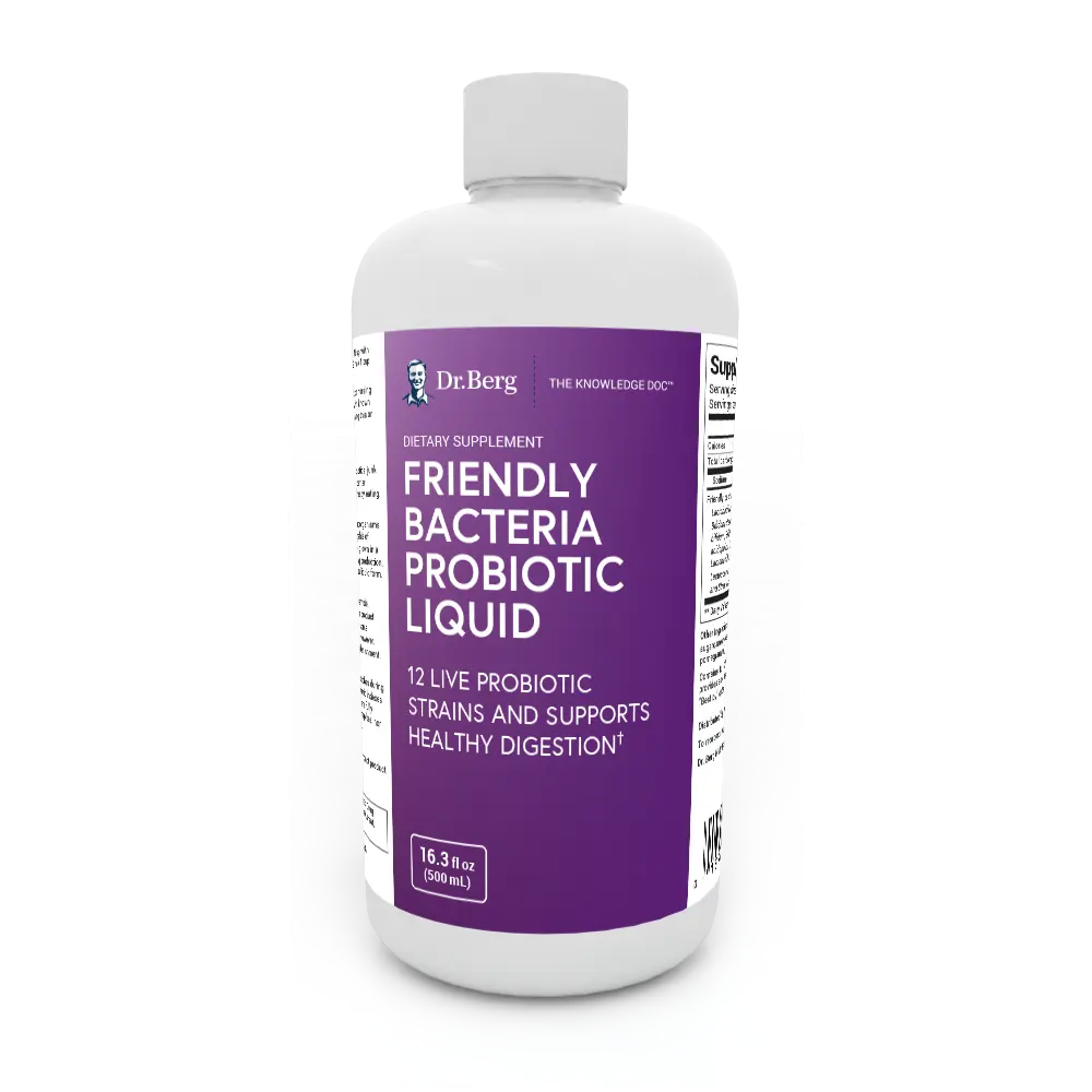 Friendly Bacteria Probiotic Liquid with 12 Probiotic Strains - 16.3 fl oz Dietary Healthcare Vitamin Friendly Bacteria Probiotic Liquid with 12 Probiotic Strains - 16.3 fl oz Dietary Healthcare Vitamin