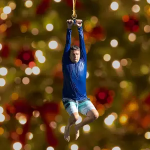 Tim Robinson Zipline Ornament, I Think You Should Leave, ITYSL, Acrylic Ornament