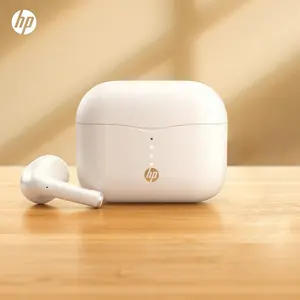 HP H23A Noise Cancelling Earphone, In-ear Design Wireless Headphone with Mic for Clear Calls & Music, Wireless Headphone for Gaming, Sports, Office, Lightweight Wireless Earbuds, Noise Cancelling Headphones