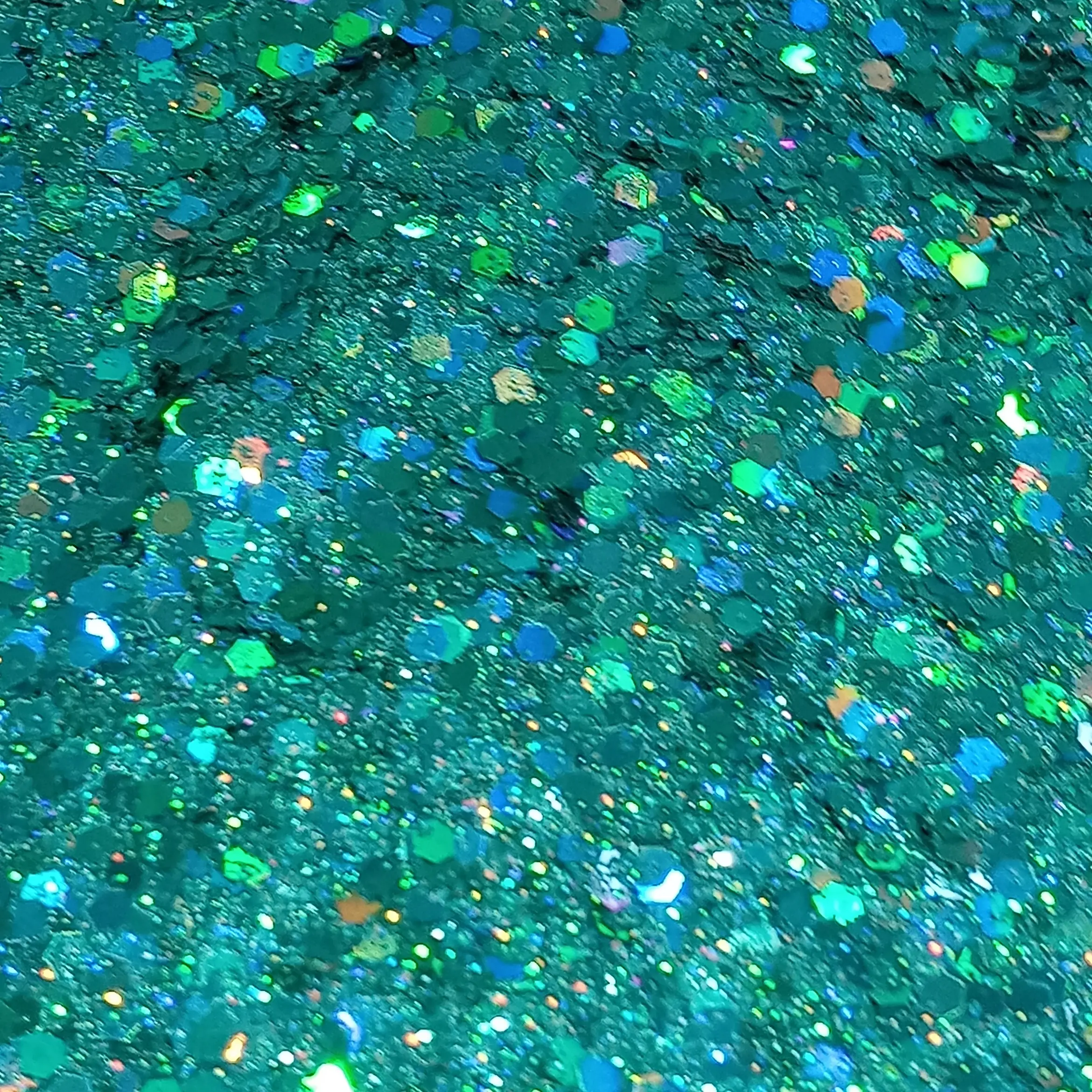 Chunky Teal Holographic Glitter 1 oz 0083 Resealable Bag for Crafting Projects High-Quality Vibrant Glitter for Tumblers Snowglobes Resin Art Card Making