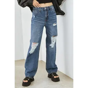 HAMMER COLLECTION Distressed High Waist Jeans
