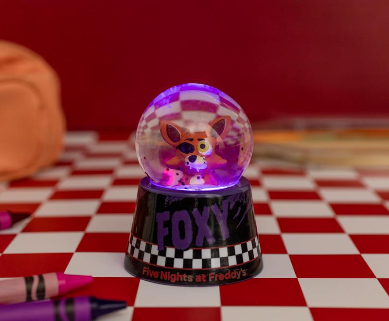 Five Nights At Freddy's Foxy The Pirate Mini Light-Up Snow Globe | 3 Inches Tall