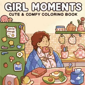 Adult educational and fun coloring books, Art Sketchbooks, made with high-definition, thick-coated paper and heartwarming cartoon illustrations, are ideal for stress relief and relaxation a perfect gift for parents and children.