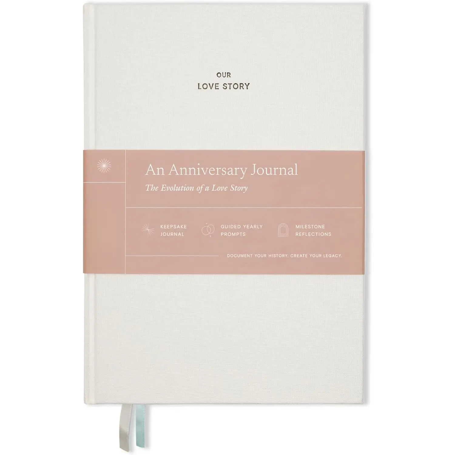 Anniversary Journal: Our Love Story - A Keepsake for Couples to Capture the Evolution of Your Love Story, Wedding Memory Book, Couples Journal, & Anniversary Scrapbook - Wedding Registry  & Paper