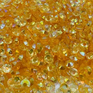 Topaz AB Transparent Resin Rhinestones
