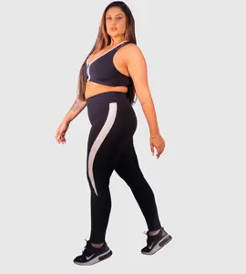 Zip Front Plus Size Sports Bra