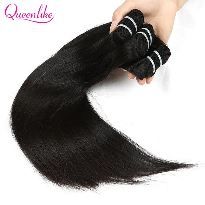 Queenlike 15A Super Double Drawn Vietnamese Raw Bone Straight Human Hair Bundles 20 22 24 inch Top Bundles Human Hair Extensions Queenlike 15A Super Double Drawn Vietnamese Raw Bone Straight Human Hair Bundles 20 22 24 inch Top Bundles Human Hair Extensions