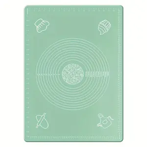 Modern Silicone Baking Food Rolling Pin Mat, 1 Piece Non-stick Pastry Mat, Rolling Dough Mat, Pastel Practical Kitchen Baking Tools for Home Use, Measuring Mat, Bakeware, Baking Supplies