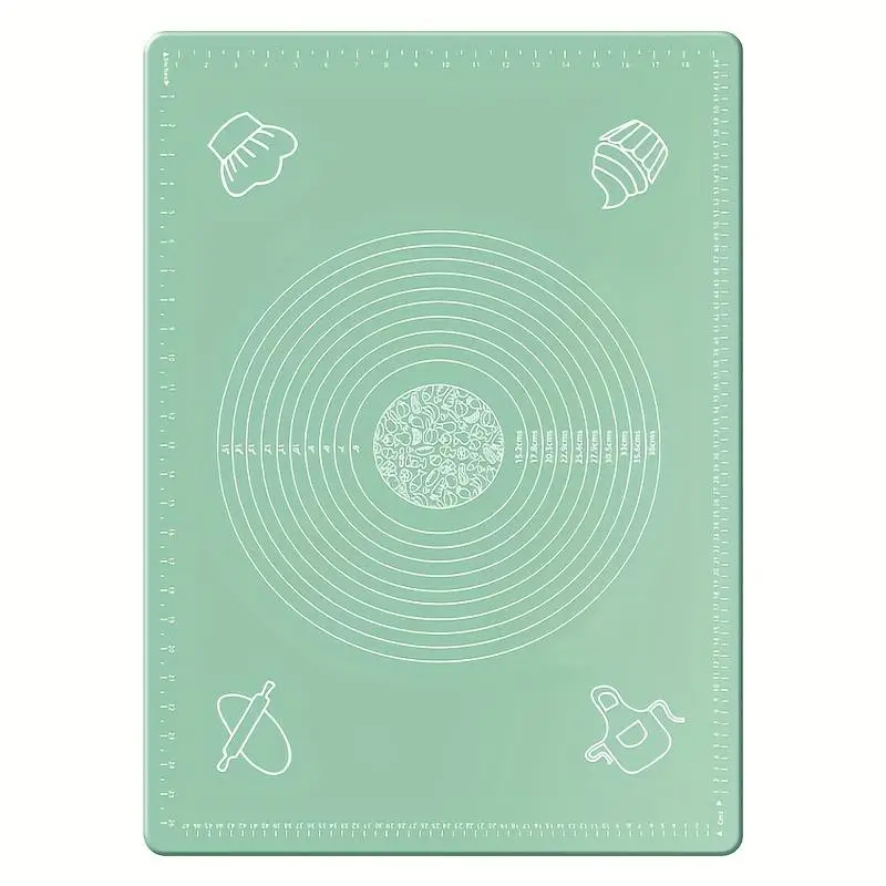 Modern Silicone Baking Food Rolling Pin Mat, 1 Piece Non-stick Pastry Mat, Rolling Dough Mat, Pastel Practical Kitchen Baking Tools for Home Use, Meas