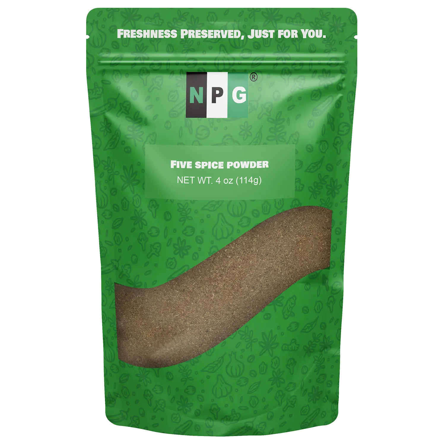 NPG Authentic Chinese Five Spice Blend Powder, 4 Ounces, All Natural Ground Chinese Mixed Spice Seasoning for Asian Cuisine for extra delicious flavor