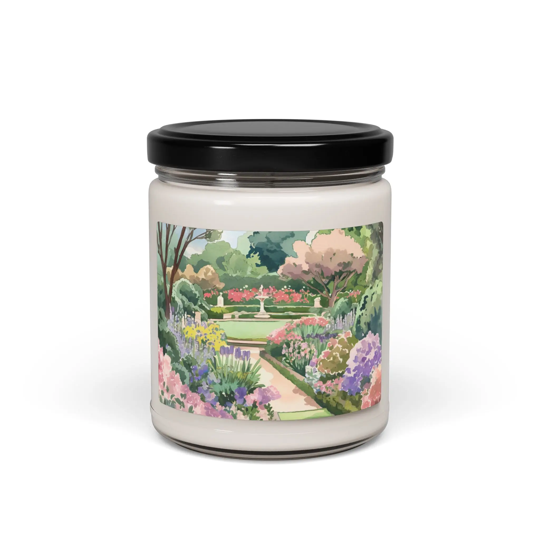 Flower Garden Brzee Candle, Garden Home Decor and Gift - Soy Candle, Nautical