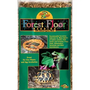 Zoo Med Forest Floor Reptile Bedding All Natural Cypress Mulch, 24qt