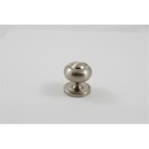 Residential Essentials  Mushroom Cabinet Knob- Satin Nickel
