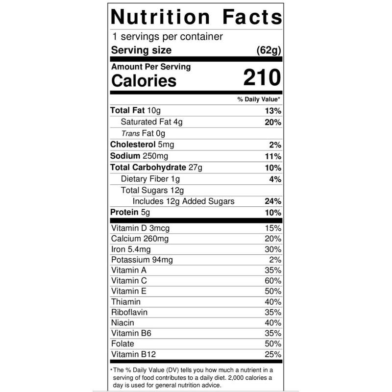 Super Bakery The Original Super Donut- No Artificial Flavors, Colors, or Preservatives - Snack with Healthy Ingredients - Cake