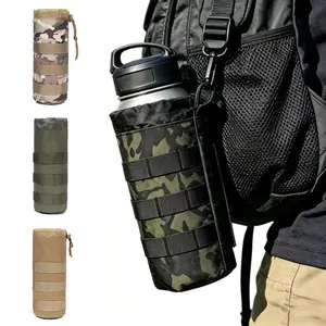 Tactical Molle Water Bottle Bag Pouch Holder Outdoor Travel Camping Hiking Fishing Hunting Water Bottle Kettle Carrier