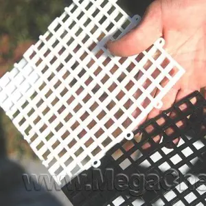 Chess Square Plastic with 6" Squares White