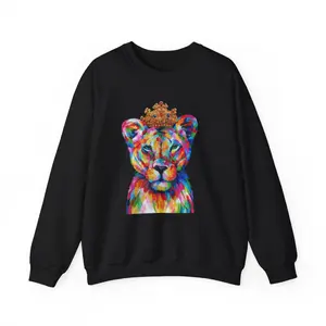 AStarr Design Lioness Crewneck sweater multiple Colors Available size S-3XL