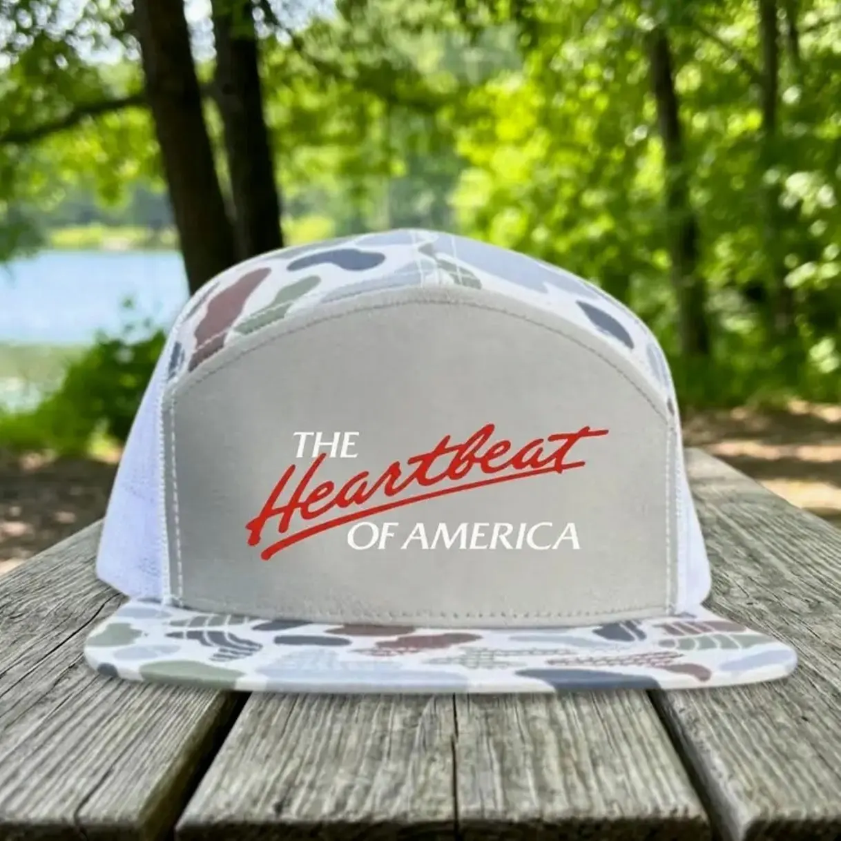 The Heartbeat Of America Chevy Hat , High-Quality Snapback Cap in Multicolored Designs