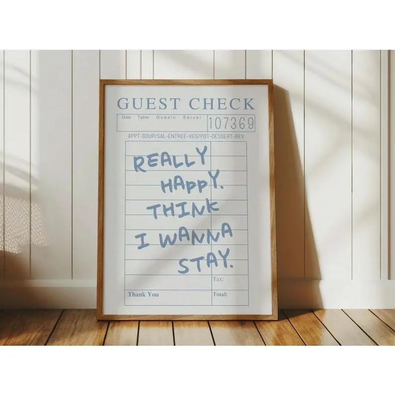 Am I Ok, Megan Maroney Poster, Trendy Guest Check, Coastal Cowgirl Print, Girly Western Wall Art, Cute Apartment Aesthetic, 