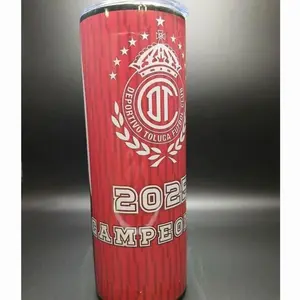 CLUB DEPORTIVO TOLUCA 2025 CAMPEON 20-40oz  Tumbler with box, lid and straw