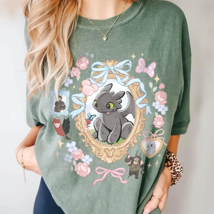 Youth & Adult Coquette Bow Toothless How To Train Your Dragon Shirt, Toothless Baby Tee Crop Tank, Toothless Baby Tee, Cute Toothless