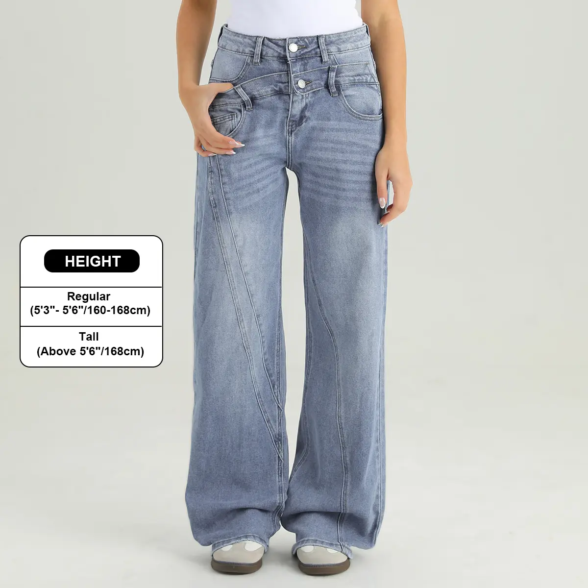 Denim Blue - Regular (5'3"- 5'6"/160-168cm)