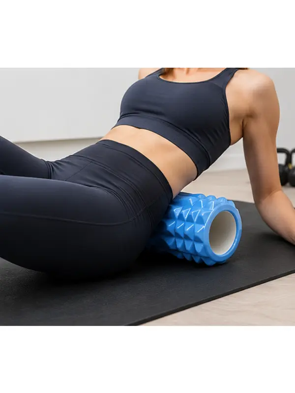 Blue 18" Foam Roller 18x5 inch Extra Firm Foam Roller Back Pain & muscle relieve