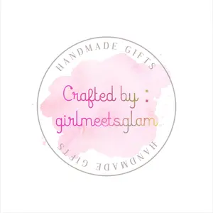 Girlmeetsglam 4 Live Character Pen with Rhinestone Only Handmade Gift for Special Occasions