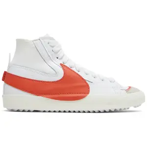 Nike Blazer Mid 77 Jumbo White Total Orange Men's Fashion Shoes New