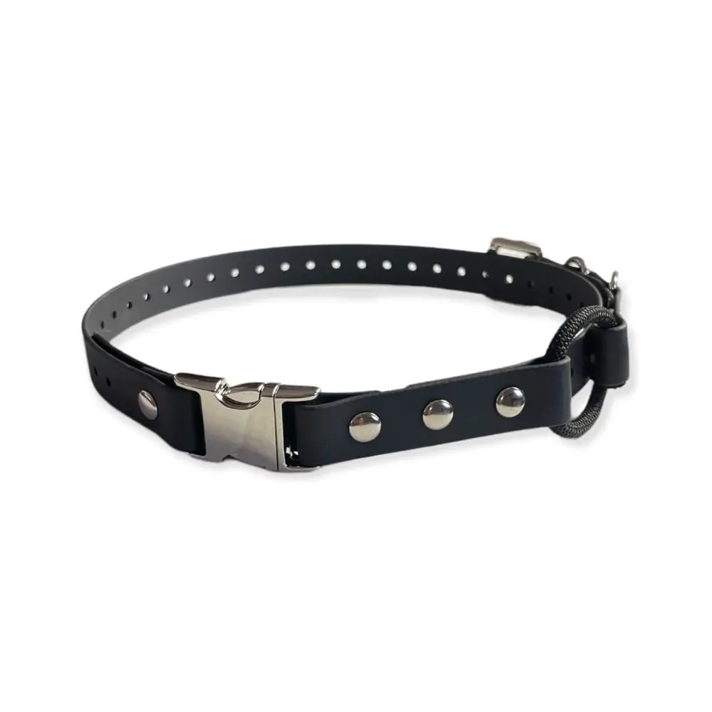 E-Collar Technologies - 3/4" Width Quick Snap Bungee Collar | Waterproof Biothane Dog Collar - Flexible Comfort Fits  - For 300/400/900 & RX Receivers -  Pet Accessories