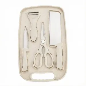 Trending Camping Cutting Board Collapsible Chopping Board with Colander 5-in-1 Multi-Function Kitchen Vegetable Washing Basket for RV Campers Portable