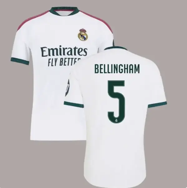 Jude Bellingham #5 Real Madrid Jersey 2026-2027 – Men's Soccer Shirt, La Liga Football Supporter Apparel