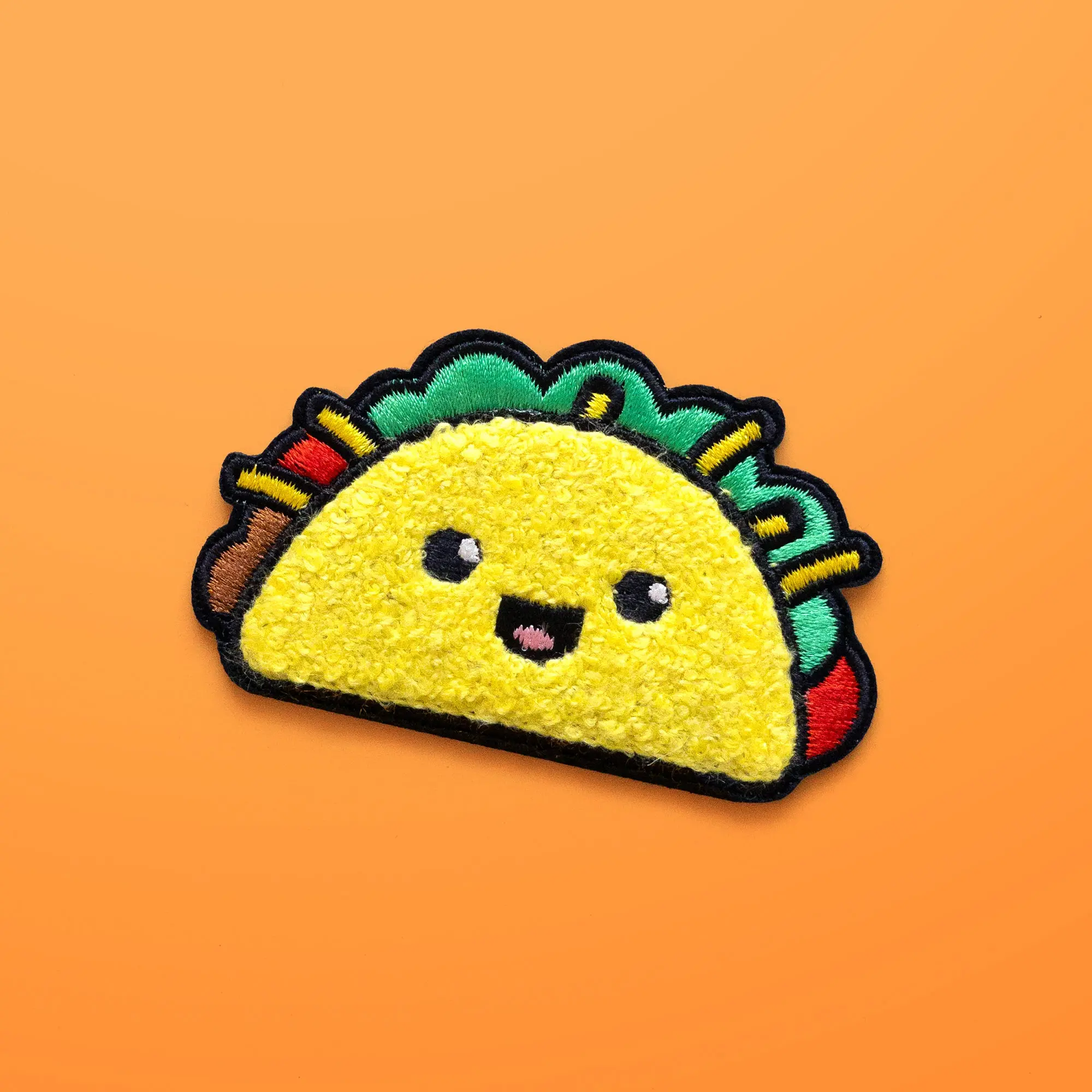 Taco Patch - Iron On Patches - Chenille Patches - Cute Gift