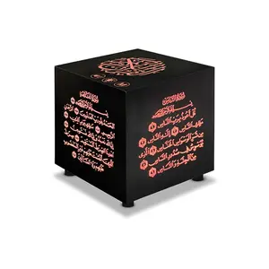 Portable Bluetooth-compatible Speaker, Quran Azan Koran Arabic Speaker with Touch Lamp, Rechargeable Wireless Speaker with Night Light for Home Office