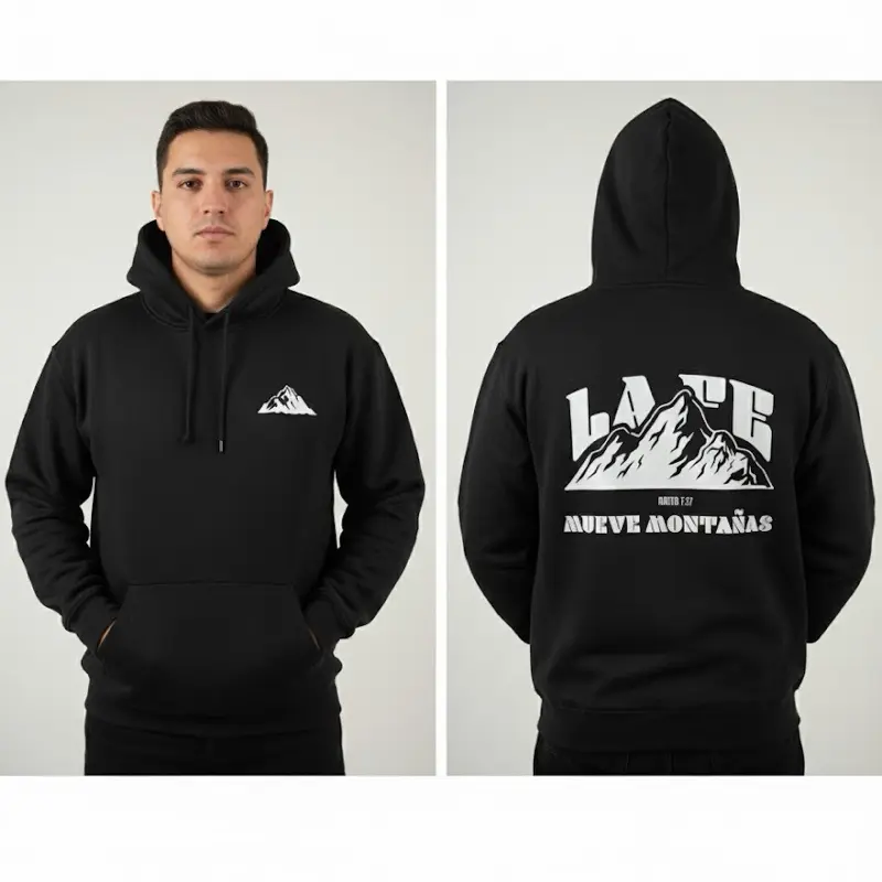 Unisex Winter Sweater with Mountain Graphic Hoodie for Men and Women Smart Blank Ultra Heavy Fashion Hoodie 60% Cotton 40% Polyester