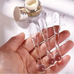 3pcs Makeup Spatulas, Cream Mask Mixer Spoon, DIY Beauty Tools, Absorbent Roller, Face Brush, Essential Cosmetics Accessories