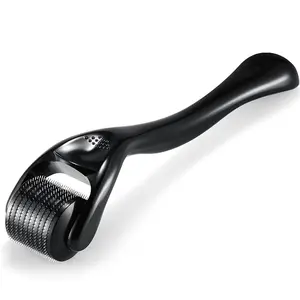 Microneedle Derma Roller with Stainless Steel Handle, 0.25mm Gentle Skincare Tool for Men’s Beard & Hair Care, Boosts Absorption, Evens Out Skin Tone & Texture, Supports Face & Body Care, Absorption Boost